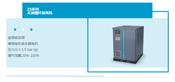 ZS系列無油螺桿鼓風(fēng)機(jī)